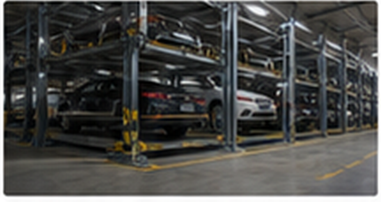 Parking equipment manufacturing detail