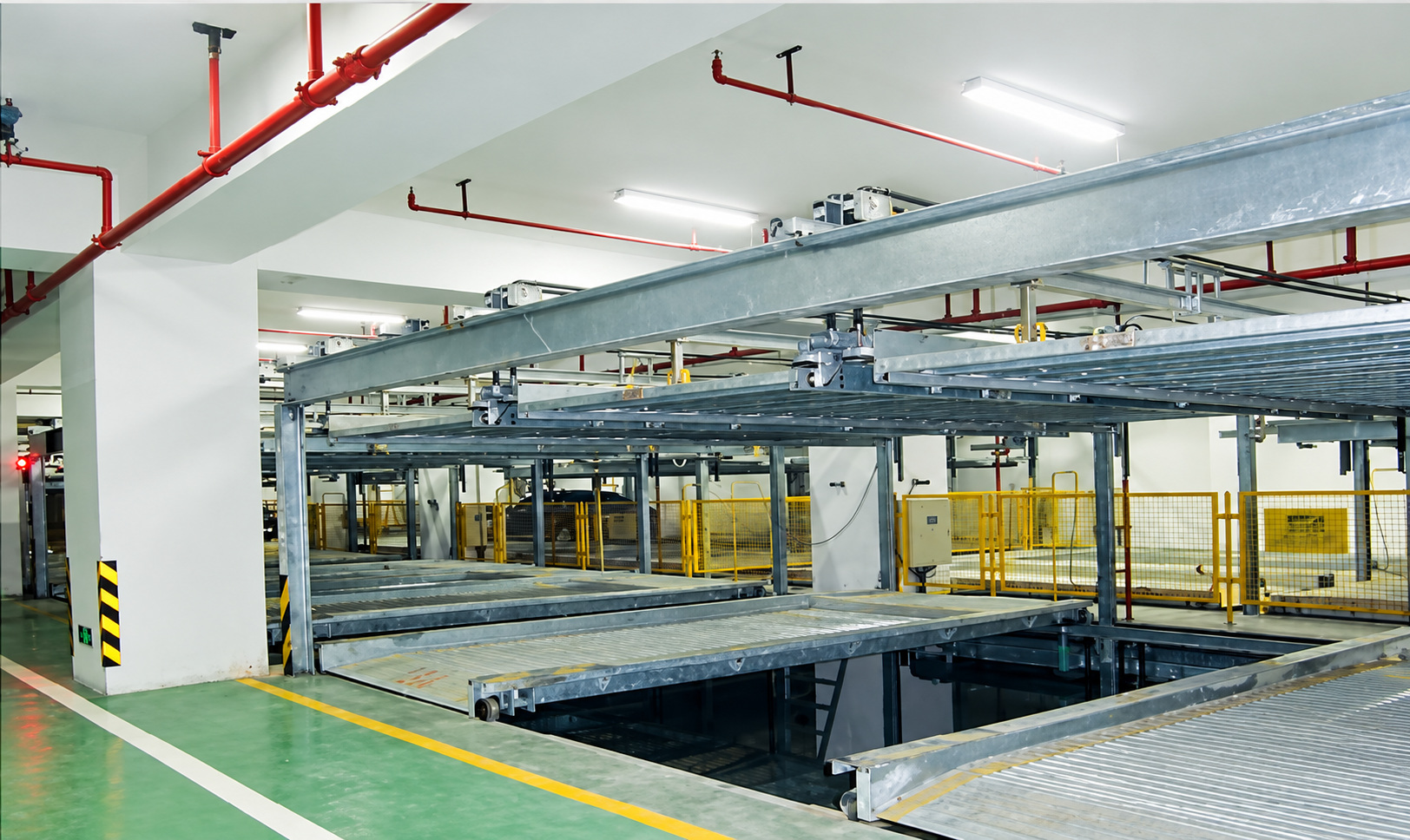 Pit-Type Lift-and-Slide Parking System